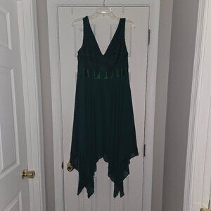 Ever Pretty, asymmetrical, green, Size 14, NWT